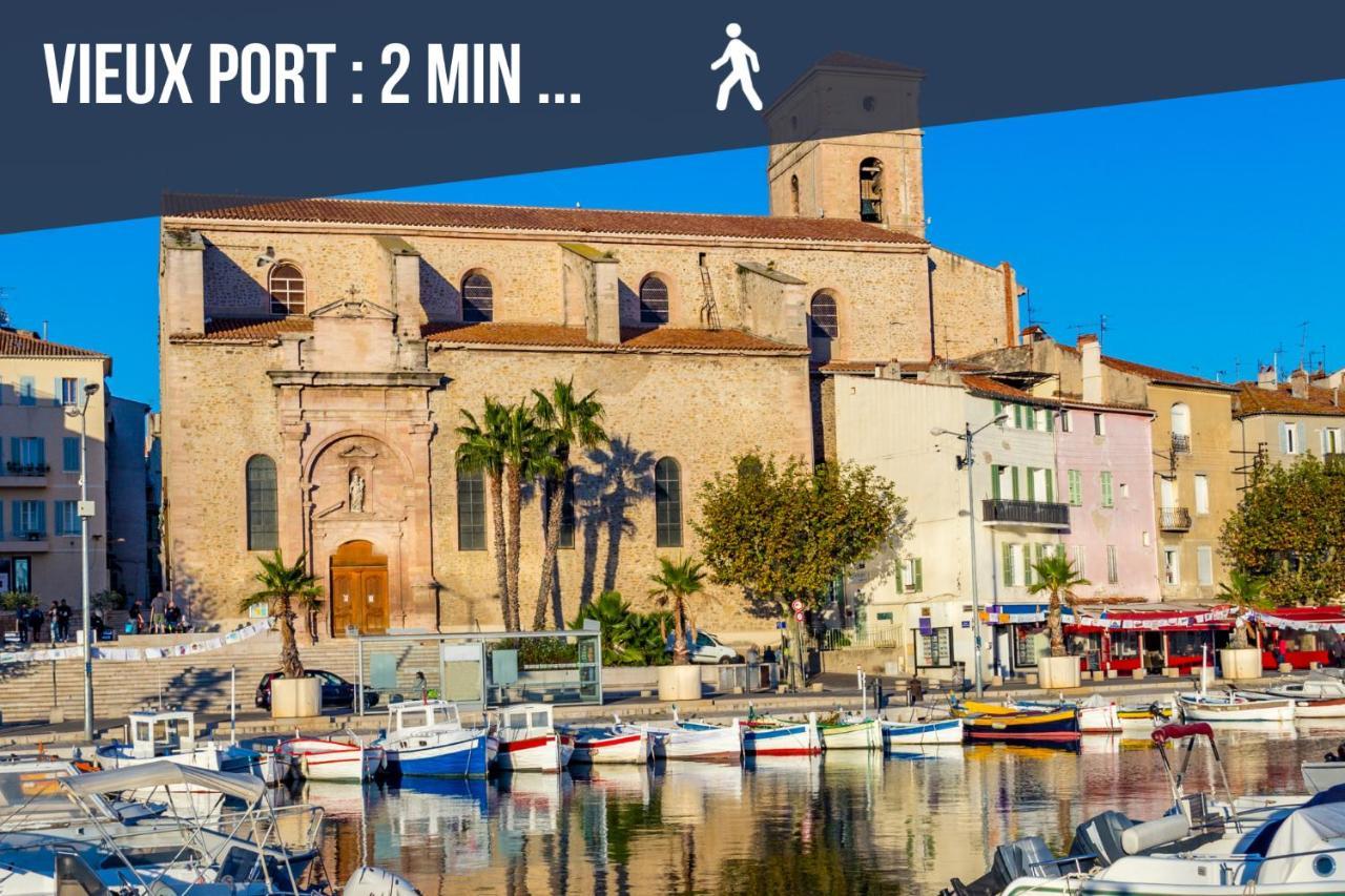 Sunny Duplex 4Pers 50M2 A 2Mn A Pieds Du Vieux Port Apartment Ла Сиота Екстериор снимка